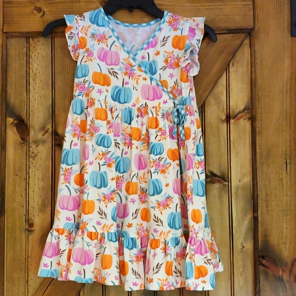 Girls fall eleanor rose dress 7/8